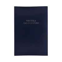 Książka do podpisu 12k granatowa harmonijkowa Barbara