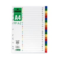 Przekładki A4 A-Z PP DRect