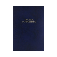 Książka podpis 10k granatowa harmonijkowa Barbara 1822207