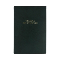 Książka podpis 20k zielona harmonijkowa Barbara