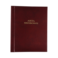 Teczka akta osobowe bordowa Barbara