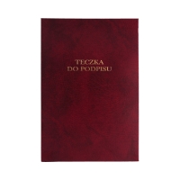 Książka podpis 10k bordowa harmonijkowa Barbara 822256