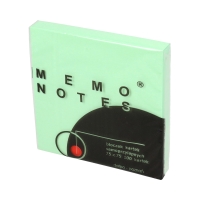 Karteczki samoprzylepne 75x75/100 zielone Dalpo