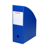Pojemnik czasopisma 100mm niebieski PCV Biurfol