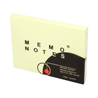 Karteczki samoprzylepne 75x100/100 żółte Dalpo NS100/75