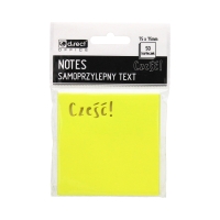 Karteczki samoprzylepne 75x75/50 CZEŚĆ DRect 110529