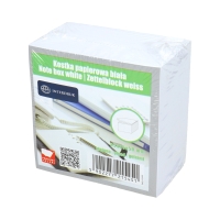 Karteczki 85x85x500 białe klejone Interdruk