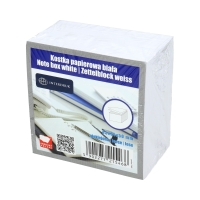 Karteczki 85x85x500 białe nieklejone Interdruk