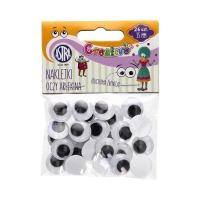 Oczka samoprzylepne 15mm Oczy Arlekina 335119008