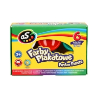 Farby plakatowe 6kol 20ml As 301219001