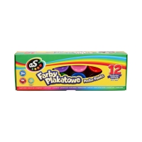 Farby plakatowe 12kol 20ml As 301219004