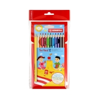 Kredki ołówkowe 12kol trójkątne TRIO Stabilo 203/12-01