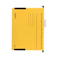 Teczka zawieszkowa A4/boczki żółta Alpha Leitz