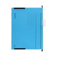 Teczka zawieszkowa A4/boczki niebieska Alpha Leitz