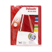 Skoroszyt wpinany czerwony (10) Esselte