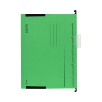 Teczka zawieszkowa A4/boczki zielona Alpha Leitz