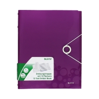 Teczka segregująca A4/12 fioletowa Wow Leitz