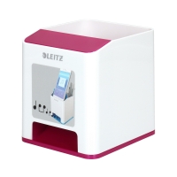 Kubek na długopisy różowy - wzmacniacz dzwięku Wow