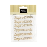 Ozdoby drewniane napis Zaproszenie (6)