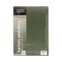 Karton wizytówkowy A4 275g Kraft zielony (20)