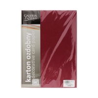Karton wizytówkowy A4 250g Floryda bordo (20)