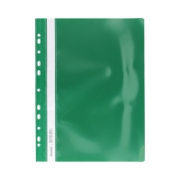 Skoroszyt sztywny/perfora A4/PCV zielony Biurfol SH-01
