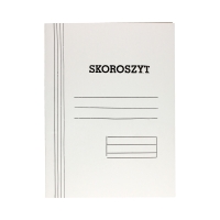 Skoroszyt zwykły A4 1/1 biały 250g Kiel Tech