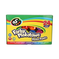 Farby plakatowe 24kol 20ml As 301219005