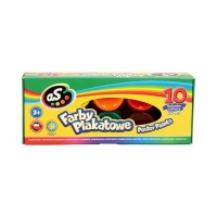 Farby plakatowe 10kol 20ml As 301219003