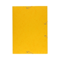Teczka gumka A4 żółta preszpan Bantex