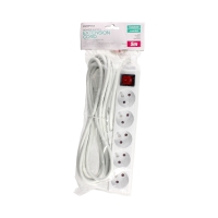 Listwa zasilająca 5g 5m biała Omega