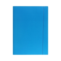 Teczka gumka A4 niebieska 300g Barbara