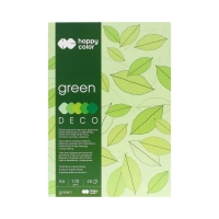 Blok Deco A4/20 5kol zielony HappyColor 2030-052