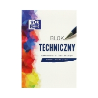 Blok techniczny A4/10 biały 250g Oxford 400093199