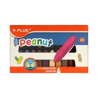 Kredki świecowe 24kol Orzeszki Y-Plus