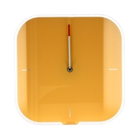 Zegar ścienny żółty Leitz Cosy 90170019