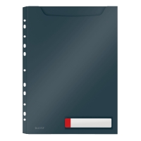 Koszulka poszerzana A4 perforacja szara - 3 szt - Leitz Cosy 46680089