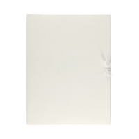 Teczka wiązana A4 biała 280g Barbara