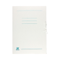 Teczka wiązana A4 biała 400g Barbara