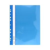 Skoroszyt sztywny perforacja A4/PVC jasnoniebieski Biurfol ST-02