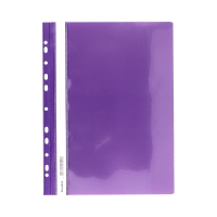 Skoroszyt sztywny perforacja A4/PCV fioletowy Biurfol