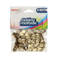 Cekiny matowe piaskowe M100 Brewis 8mm