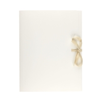 Teczka wiązana 320x230x50 biała 240g BeskidPlus