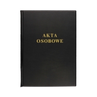 Teczka akta osobowe - skoroszyt - czarny PantaPLast