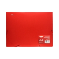Teczka gumka A4 czerwona szeroka Patio PAT5060