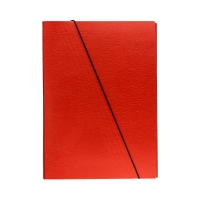 Teczka gumka A4 czerwona 10mm 307/01