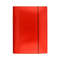 Teczka gumka A4 czerwona 20mm 308/01