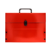 Teczka rączka 60mm czerwona gładka Meeting II 301/01