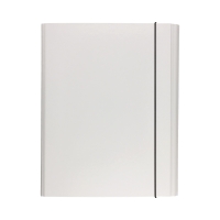 Teczka skrzydłowa gumka biała 40mm Vau Pe 310/07