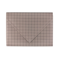 Teczka kopertowa A4 popielata 10mm Vaupe 316/09